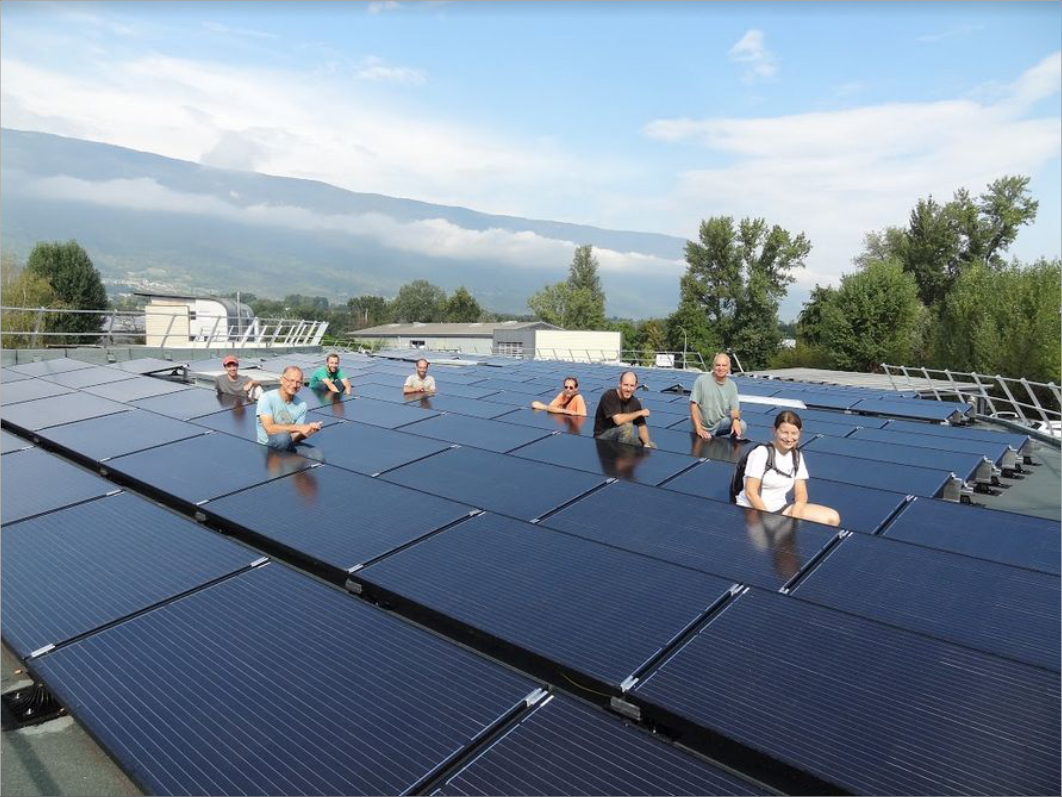 Centrale photovoltaîque Energicimes sur toiture d'Emmaus
