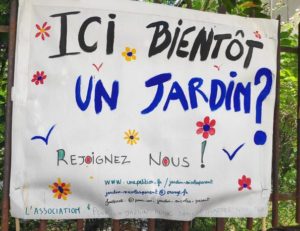 Une pétition en ligne pour un jardin public, ilot de fraicheur au cœur du quartier Nicolas Parent