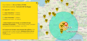 Preparation action 40 ans Tchernobyl (Ain, Isère, Rhône)