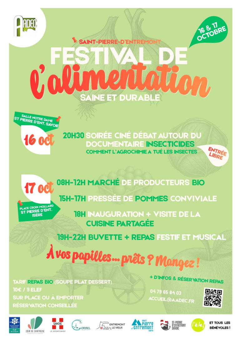 affiche festival alimentation saine et durable